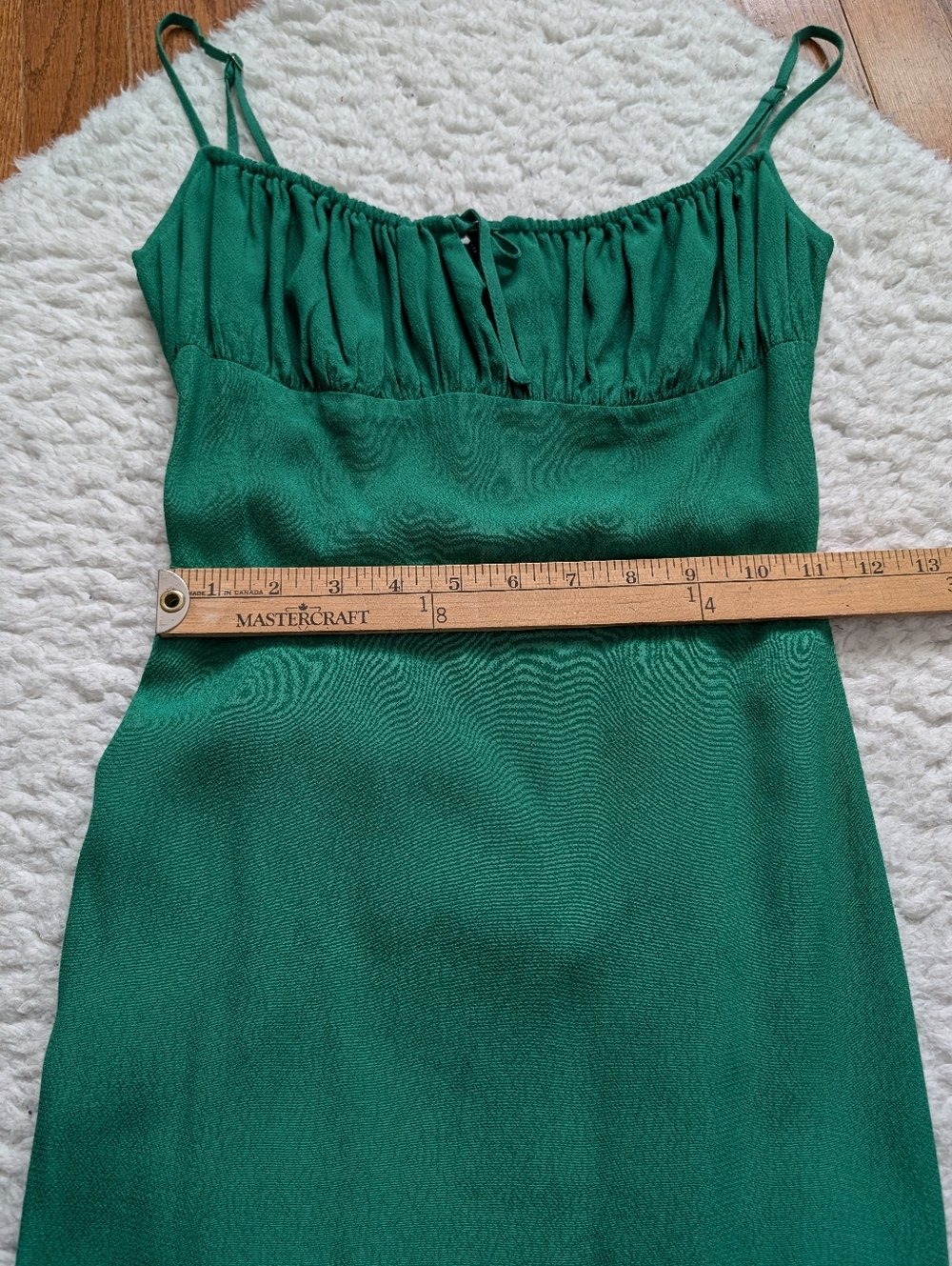 Aritzia Sun-deh Delilah Dress Green XXS - Picture 13 of 14